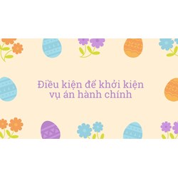 Điều kiện khởi kiện vụ án hành chính theo quy định mới