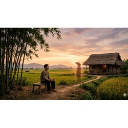 Phân tích bài thơ Ngồi buồn nhớ mẹ ta xưa của Nguyễn Duy siêu hay