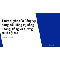Thẩm quyền của Cảng vụ hàng hải, Cảng vụ hàng không, Cảng vụ đường thuỷ nội địa