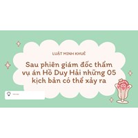 Sau phiên giám đốc thẩm vụ án Hồ Duy Hải những 05 kịch bản có thể xảy ra