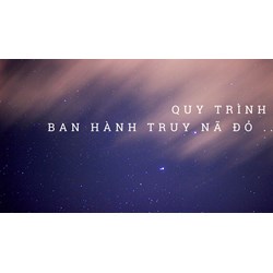 Quy trình ban hành lệnh truy nã đỏ?