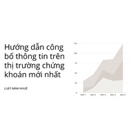 Hướng dẫn công bố thông tin trên thị trường chứng khoán mới nhất