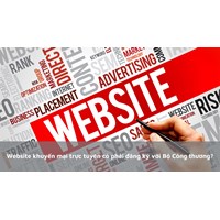 Website khuyến mại trực tuyến có phải đăng ký với Bộ Công thương?