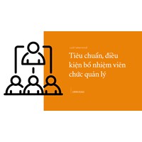 Tiêu chuẩn, điều kiện bổ nhiệm viên chức quản lý