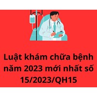 Điểm mới của Luật khám chữa bệnh năm 2023 so với năm 2009
