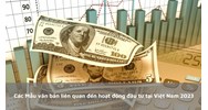 Các Mẫu văn bản liên quan đến hoạt động đầu tư tại Việt Nam