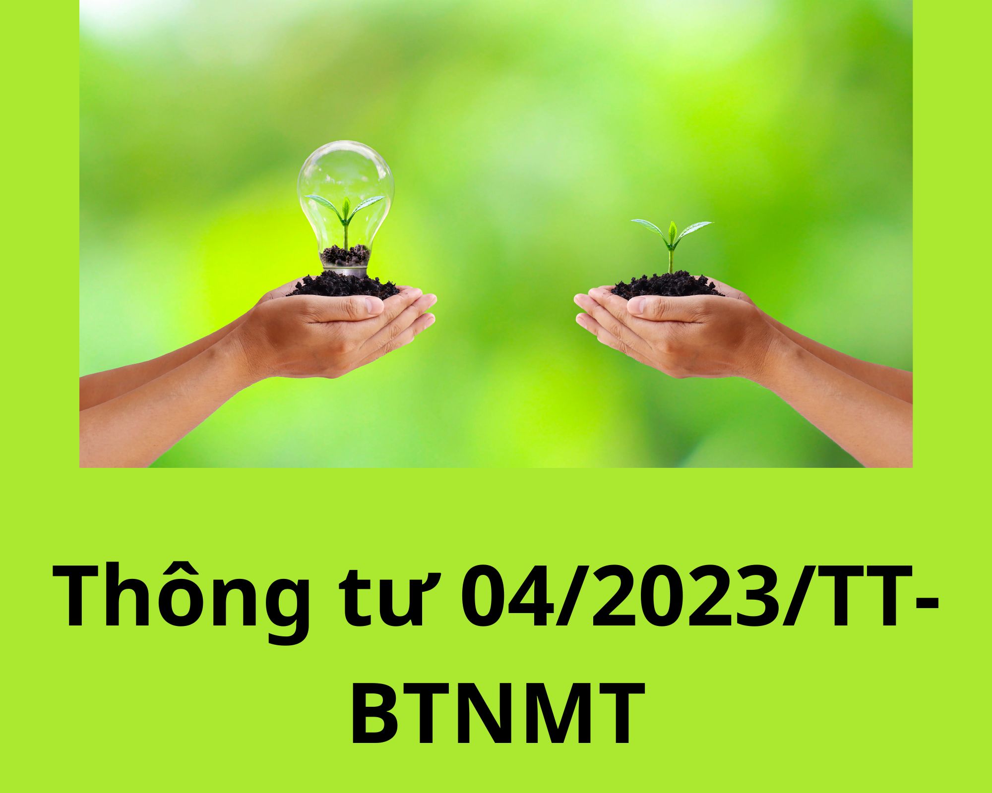 Thông tư 04/2023/TTBTNMT quy định ngưng hiệu lực thi hành khoản 1 Điều 7 và khoản 2 Điều 75 của