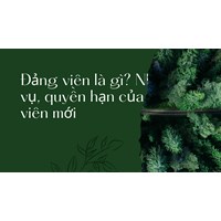Đảng viên là gì? Nhiệm vụ, Quyền hạn, Kết nạp?