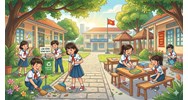 Kể về một lần em tham gia vệ sinh trường học lớp 3 siêu hay