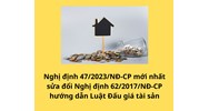 Trình tự tổ chức đấu giá bằng hình thức đấu giá trực tuyến theo Nghị định 47/2023/NĐ-CP