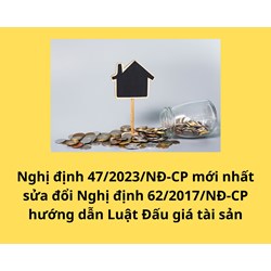 Trình tự tổ chức đấu giá bằng hình thức đấu giá trực tuyến theo Nghị định 47/2023/NĐ-CP