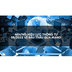 Ngưng hiệu lực Thông tư 08/2022 về đấu thầu qua mạng