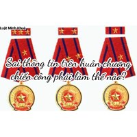Sai thông tin trên huân chương chiến công phải làm thế nào?