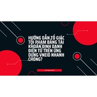Hướng dẫn tố giác tội phạm bằng tài khoản định danh điện tử trên ứng dụng VNeID nhanh chóng?