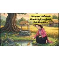 Đóng vai nhân vật (Tấm) kể lại truyện cổ tích Tấm Cám lớp 6