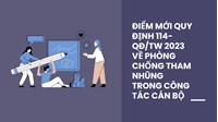 Điểm mới Quy định 114-QĐ/TW 2023 về phòng chống tham nhũng trong công tác cán bộ