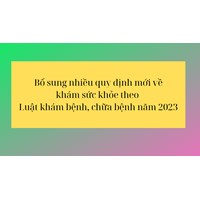 Quy định mới về khám sức khỏe theo Luật Khám bệnh chữa bệnh