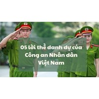 05 lời thề danh dự của Công an Nhân dân Việt Nam