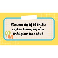 Sĩ quan dự bị từ thiếu úy lên trung úy cần thời gian bao lâu?