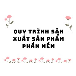 Quy trình sản xuất sản phẩm phần mềm