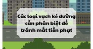 Các loại vạch kẻ đường cần phân biệt để tránh mất tiền phạt