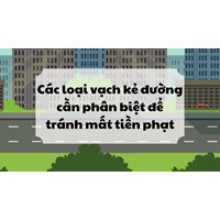 Các loại vạch kẻ đường cần phân biệt để tránh mất tiền phạt