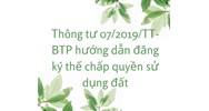 Hướng dẫn đăng ký thế chấp quyền sử dụng đất theo quy định