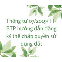 Hướng dẫn đăng ký thế chấp quyền sử dụng đất theo quy định