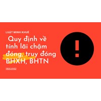 Quy định về tính lãi chậm đóng, truy đóng BHXH, BHTN