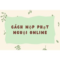 Cách nộp phạt nguội online