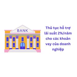 Thủ tục hỗ trợ lãi suất 2%/năm cho các khoản vay của doanh nghiệp