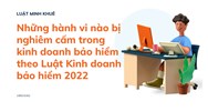 Những hành vi nào bị nghiêm cấm trong kinh doanh bảo hiểm theo Luật Kinh doanh bảo hiểm 2022