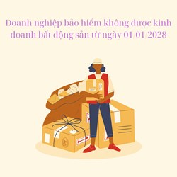 Doanh nghiệp bảo hiểm không được kinh doanh bất động sản từ ngày 01/01/2028