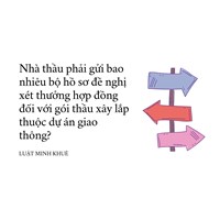 Nhà thầu phải gửi bao nhiêu bộ hồ sơ đề nghị xét thưởng hợp đồng đối với gói thầu xây lắp thuộc dự án giao thông?