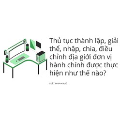 Thủ tục thành lập, giải thể, nhập, chia, điều chỉnh địa giới đơn vị hành chính được thực hiện như thế nào?