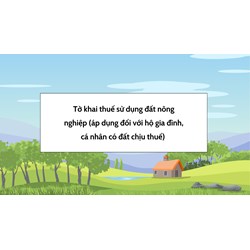 Hướng dẫn khai Tờ khai thuế sử dụng đất nông nghiệp (áp dụng đối với hộ gia đình, cá nhân có đất chịu thuế) mới nhất theo thông tư 80/2021/TT-BTC