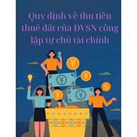 Quy định về thu tiền thuê đất của ĐVSN công lập tự chủ tài chính