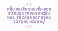 Mẫu Phiếu chuyển đơn sử dụng trong khiếu nại, tố cáo hoạt động tố tụng hình sự