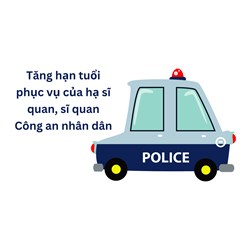 Tăng hạn tuổi phục vụ của hạ sĩ quan, sĩ quan Công an nhân dân