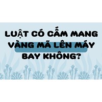 Luật có cấm mang vàng mã lên máy bay không