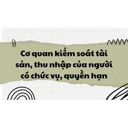 Cơ quan kiểm soát tài sản, thu nhập của người có chức vụ, quyền hạn