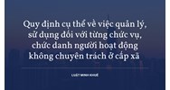 Quy định cụ thể về việc quản lý, sử dụng đối với từng chức vụ, chức danh người hoạt động không chuyên trách ở cấp xã