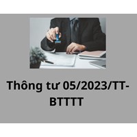 Thông tư 05/2023/TT-BTTTT sửa đổi, bổ sung một số điều của Thông tư 19/2016/TT-BTTTT