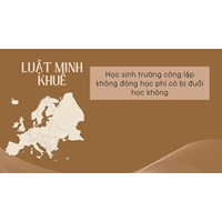 Học sinh trường công lập không đóng học phí có bị đuổi học không
