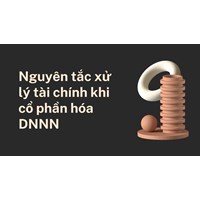 Nguyên tắc xử lý tài chính khi cổ phần hóa DNNN
