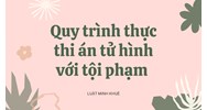 Quy trình thực thi án tử hình với tội phạm diễn ra như thế nào?