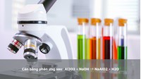 Cân bằng phản ứng sau: Al2O3 + NaOH → NaAlO2 + H2O
