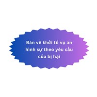 Bàn về khởi tố vụ án hình sự theo yêu cầu của bị hại