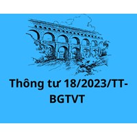 Định mức kinh tế - kỹ thuật các hao phí ca máy theo Thông tư 18/2023/TT-BGTVT sửa đổi