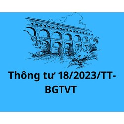 Định mức kinh tế - kỹ thuật các hao phí ca máy theo Thông tư 18/2023/TT-BGTVT sửa đổi